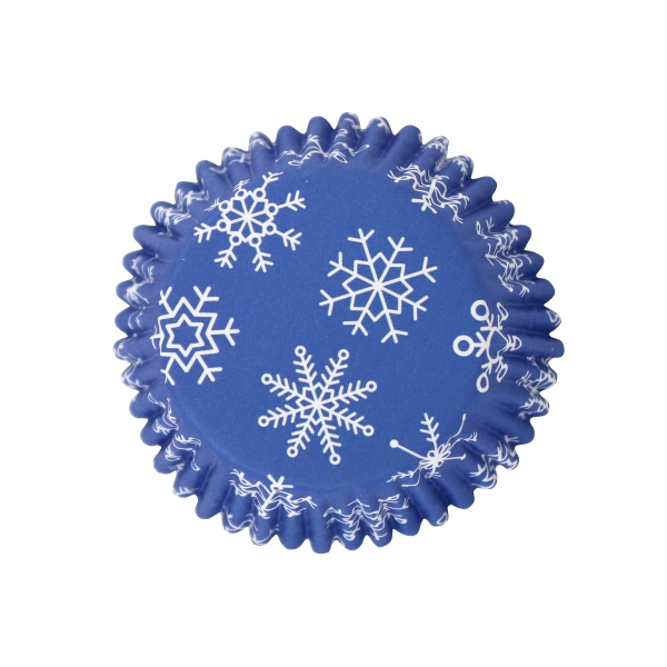 Cupcake Baking Cases - Snowflakes
